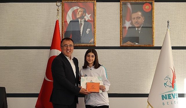 Nevşehir belediyesi: Başarılı sportmenler ödüllendirildi