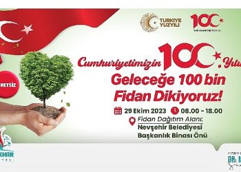 Nevşehir belediyesi yarın 100 bin fidan dağıtacak