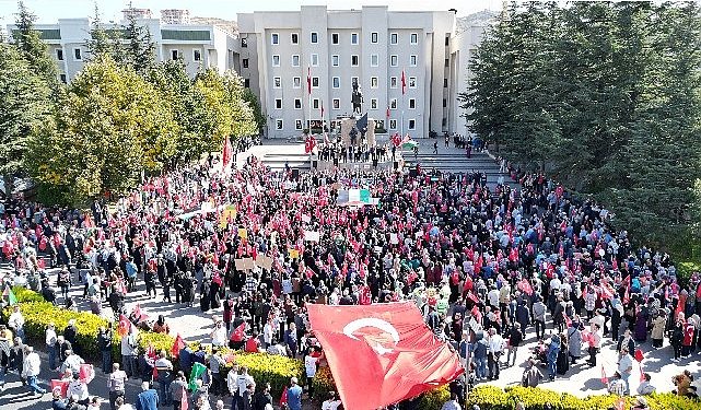 Nevşehir’den Filistin’e dayanak, İsrail’e öfke