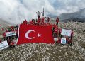 Osmangazili dağcıların ‘100. Yıl’ tepe tırmanışı