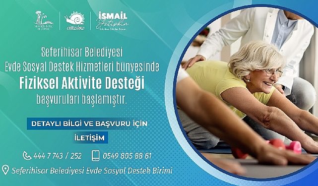 Seferihisar Belediyesi’nden Fizikî Aktivite Dayanağı