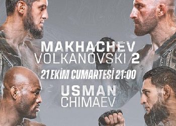 UFC’de “Yılın Dövüş Gecesi” Türkiye’de Yalnızca S Sport Plus’ta