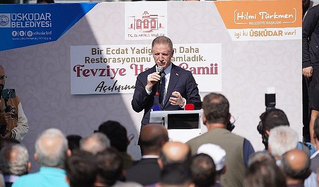 Üsküdar’da Onarımı Tamamlanan Bülbülderesi Fevziye Hatun Camii Açıldı