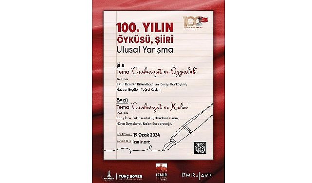 “100. Yılın Hikayesi, Şiiri” müsabakasına müracaatlar başladı