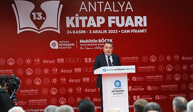 13. Antalya Kitap Fuarı Kapılarını Açtı