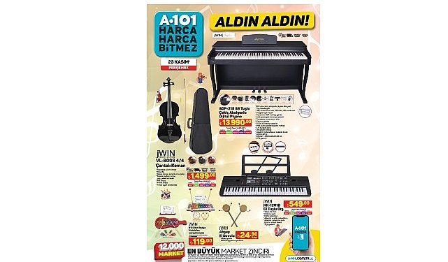 23 Kasım Günü A101’de Kaliteli ve Uygun Fiyatlı Teknolojik Eserler Tüketicilere Sunuluyor