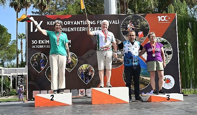 9 Memleketler arası Kemer Oryantiring Şenliği tamamlandı