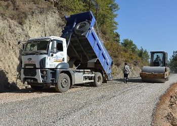 Alanya Katı Atık Tesisi yolu asfaltlandı