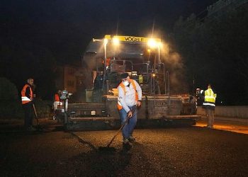 Alanyurt Bölgesinde Asfalt Uygulamaları Devam Ediyor