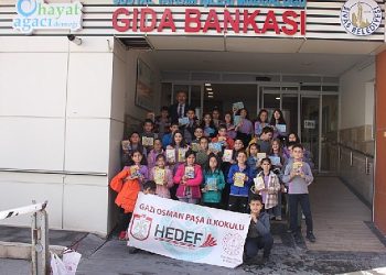 Altın kalpli çocuklardan manalı bağış…