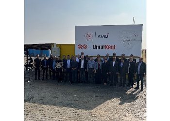 Arçelik ve Beko bayileriyle yetkili servisleri umut kentleri ziyaret etti