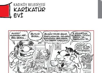 Behiç Pek’in karikatür standı, Kadıköy Belediyesi Karikatür Konutu’nda açılıyor