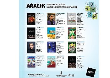 Bergama, aralık ayında kültür ve sanat etkinliklerini doya doya yaşayacak