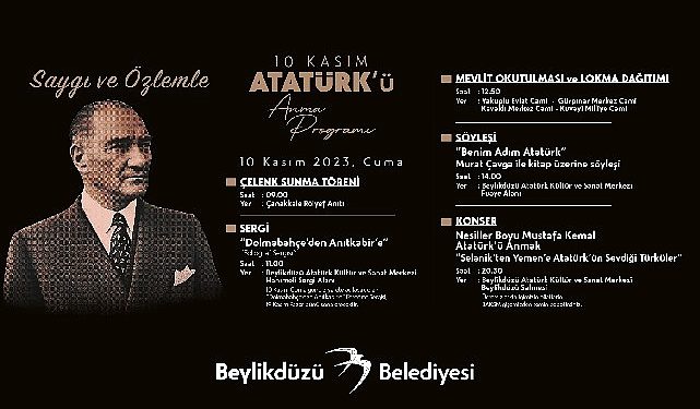 Beylikdüzü ATA’sını hürmet ve hasretle anacak