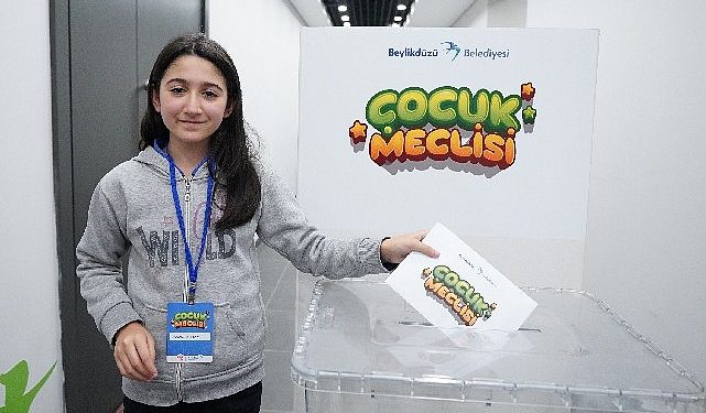 Beylikdüzü çocuk meclisi yeni liderini seçti