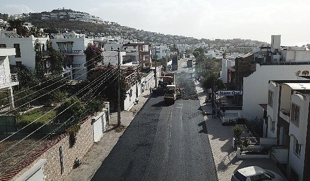 Bodrum 9 Bin Metre Sıcak Asfalt Yapıldı