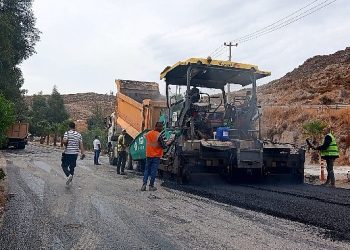 Bodrum’da Sıcak Asfalt Çalışmaları Devam Ediyor