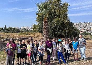 Bornovalı minikler oyunlarla tarihe seyahat yaptı