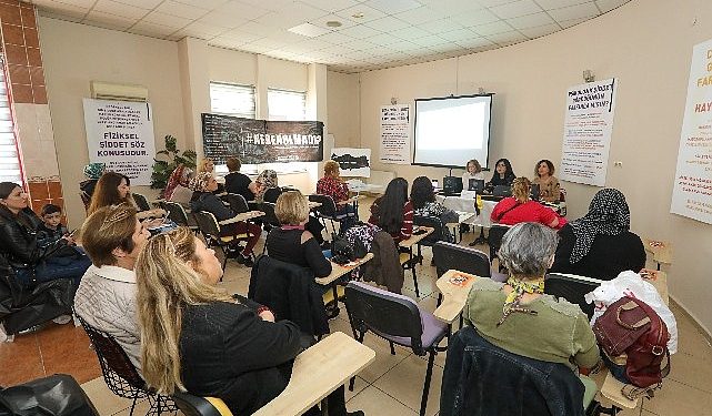 Buca’da şiddete karşı farkındalık yaratıldı