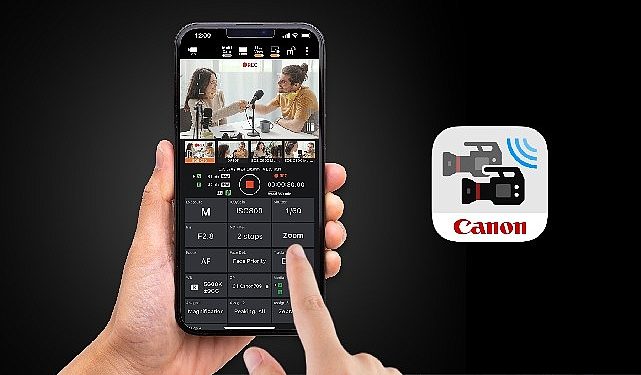 Canon yeni akıllı telefon uygulamasıyla XF605 ve Cinema EOS serisi yazılım güncellemesini kullanıma sunuyor