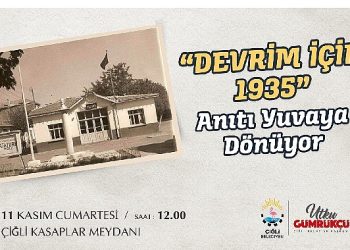 Çiğli Belediyesi “Devrim İçin 1935” Anıtını Birinci Yerine Taşıyor