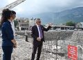 Denizcilik Fakültesi ve yurt binasında beton dökümü başladı