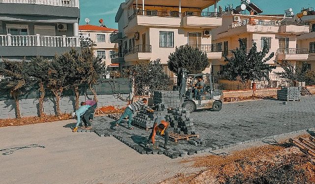 Didim’de yol çalışmaları devam ediyor