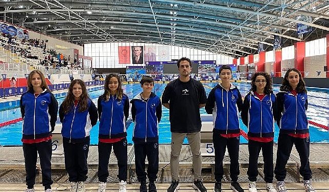 Egeli yüzücüler Samsun’dan 2 altın, 4 gümüş madalya ile döndü