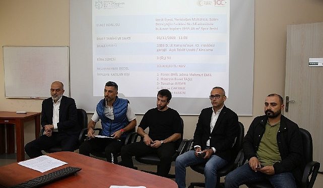 Encümen’de kiralama ihaleleri düzenlendi