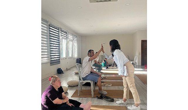 Engelli bireyler toplumsal aktivelerle eğleniyor