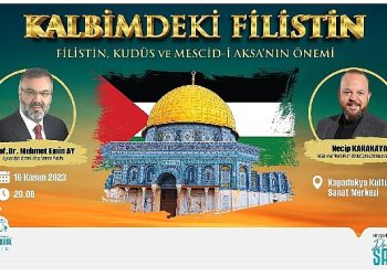 Filistin, kudüs ve mescid-aksa’nın değeri bahisli söyleşi 16 kasım perşembe günü yapılacak