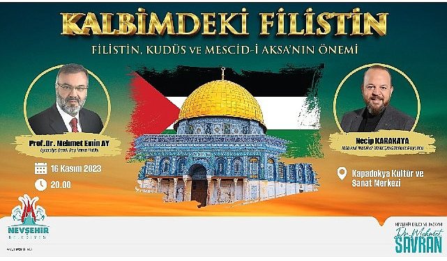 Filistin, kudüs ve mescid-aksa’nın değeri bahisli söyleşi 16 kasım perşembe günü yapılacak