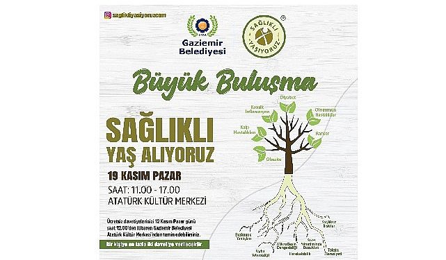 Gaziemir’de Sağlıklı Yaş Alma buluşmaları başlıyor
