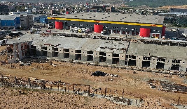 Gebze bölgesine artı kıymet katacak; Yeni hal binasında ilerleme; % 55