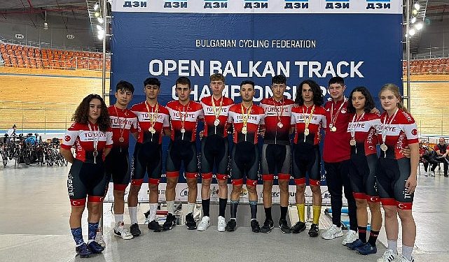 Genç Bisikletçilerimizden Balkan Açık Pist Bisikleti Şampiyonası’nda Madalya Yağmuru