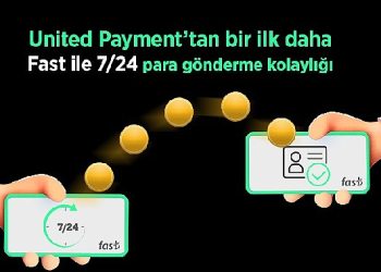 Işık suratında para transferi FAST  United Payment’ta 