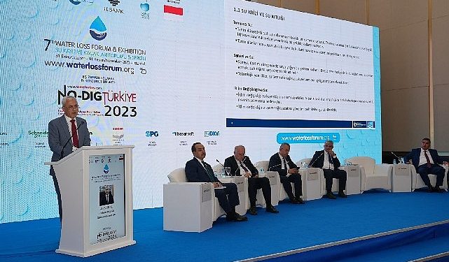 İSU genel müdürü Ali Sıhhat, istanbul’da düzenlenen su kayıp ve kaçakları forumu’nda konuştu