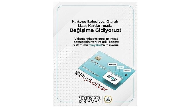 Kartepe Belediyesi troy karta geçiyor