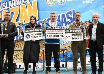 Kartepe’de sazan balığı tutma yarışı sonuçlandı