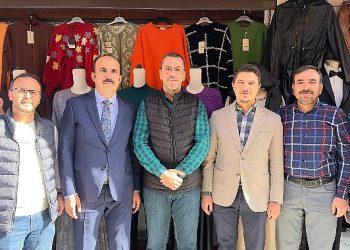 Lider Altay Kent Merkezinde Esnafları Ziyaret Etti