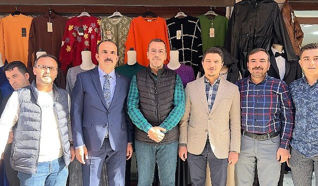 Lider Altay Kent Merkezinde Esnafları Ziyaret Etti