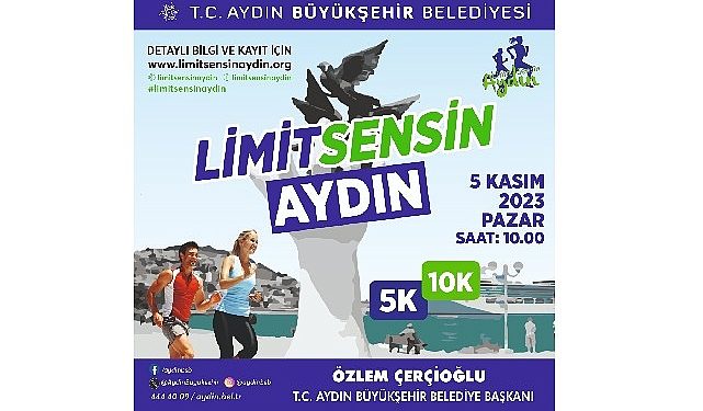 Lider Çerçioğlu tüm vatandaşları “limit sensin aydın” koşu aktifliğine davet etti