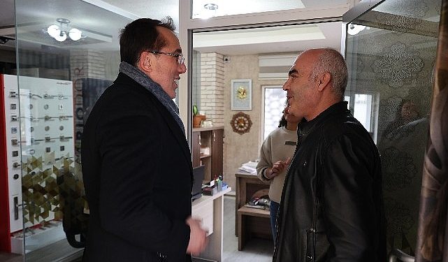 Lider Savran’dan esnaf ve mesken ziyaretleri