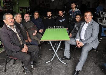 Lider Savran’dan sanayi esnaflarına ziyaret