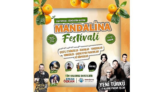 Mandalina Şenliği İçin Geri Sayım Başladı