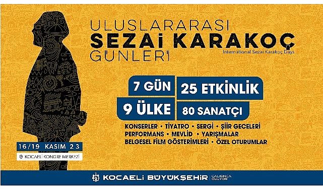 Memleketler arası Sezai Karakoç Günleri basın toplantısı ile duyurulacak