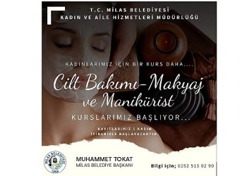 Milas Belediyesi’nden bayanlar için bir kurs daha…