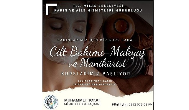 Milas Belediyesi’nden bayanlar için bir kurs daha…