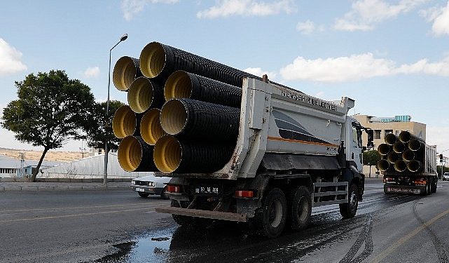 Nevşehir Belediyesi tarafından yeni sanayi bölgesinde altyapı çalışmalarına başlandı
