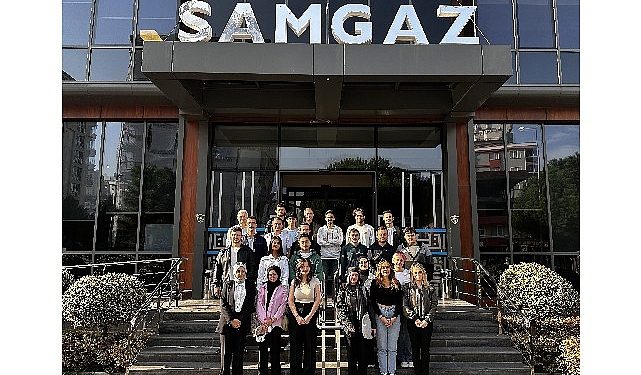 Ondokuz Mayıs Üniversitesi öğrencileri Samgaz’ı ziyaret etti